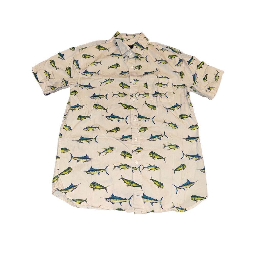 Jacks surfboards button front casual shirt (S)